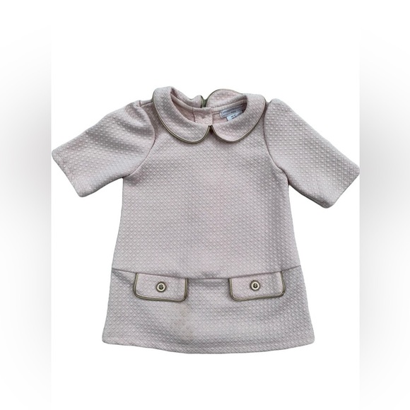 Catherine Malandrino Mini 2T Pink Textured Dress - Picture 1 of 6